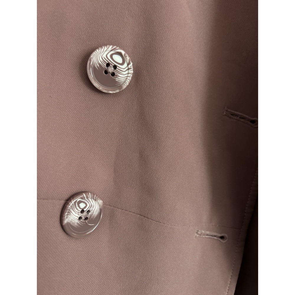 Torrid Twill A-Line Trench Coat Womens Size 1 Dusty Rose Pink - Picture 4 of 9